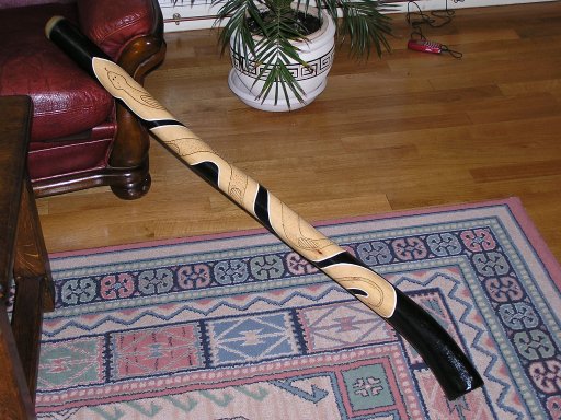 Didgeridoo eucalyptus fait par Craig Archer (Australie)