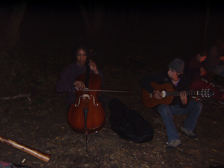 Setyr et son violon/le guitariste(sais pu son nom)