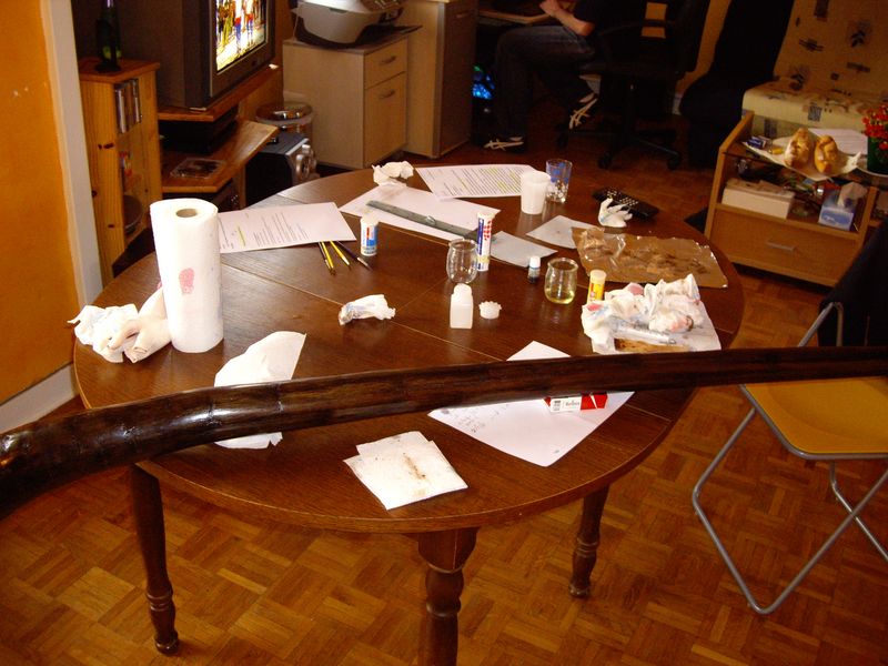 la table d'opération !!