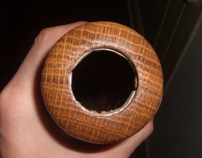 une fois la bague intérieure poncée<br />diamètre 4 cm
