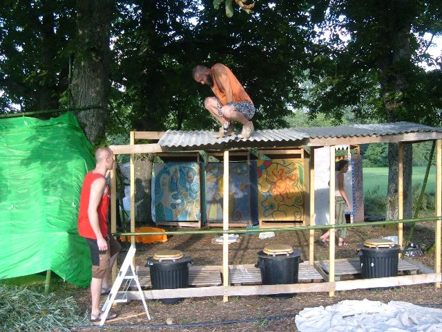 l'installation des toilettes sèches