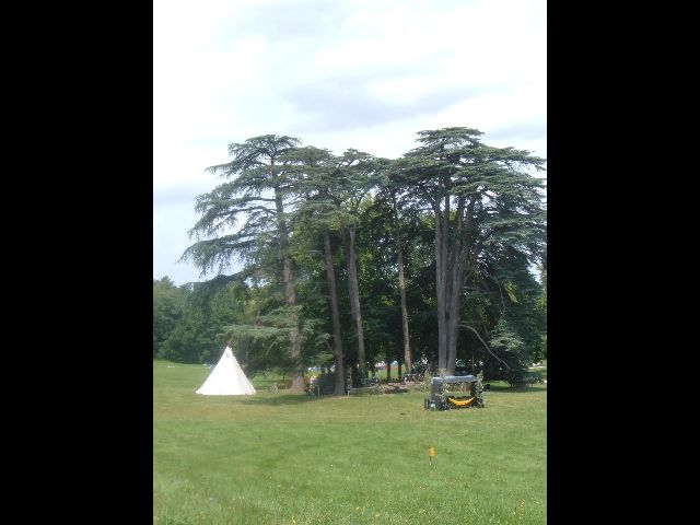 la scène avant l'arrivée des festivaliers